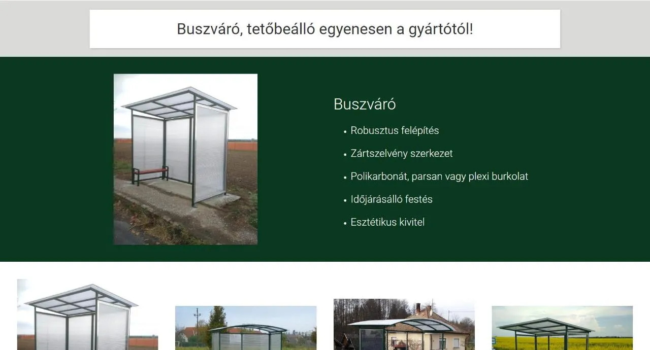 weboldal készítés - buszvaro.hu